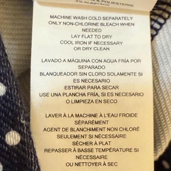 MICHAEL Michael Kors Aziza Navy & White Polka Dot Print Leggings Jeggings Size S - Picture 11 of 11